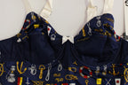 Blaues Tanktop mit Segler-Motiv