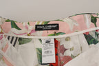 Multicolor High Waist Hot Pants Shorts