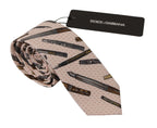 Rosa Stifte Punkte Druck 100% Seide Verstellbares Hals-Accessoire-Schleife
