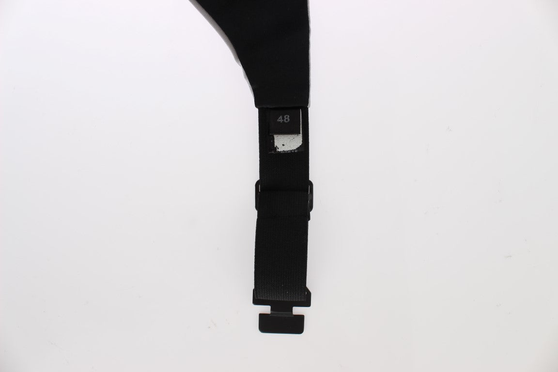 Grauer Taillengürtel Seidenkummerbund