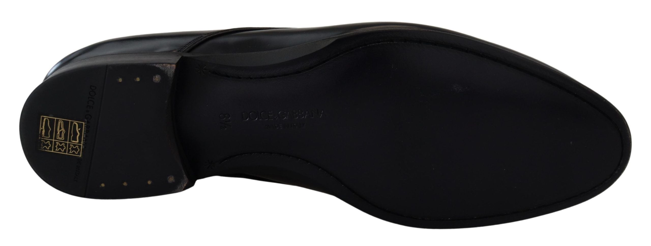 Formelle Herrenschuhe aus schwarzem Leder