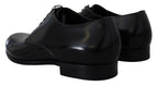 Formelle Herrenschuhe aus schwarzem Leder