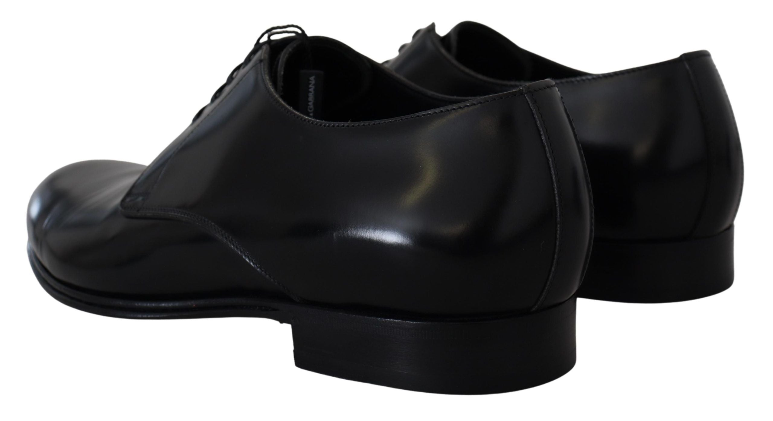 Formelle Herrenschuhe aus schwarzem Leder