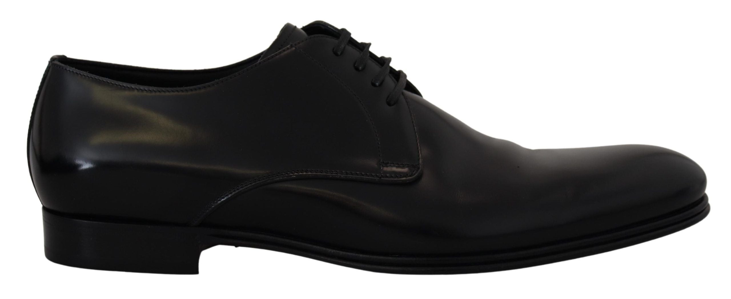 Formelle Herrenschuhe aus schwarzem Leder
