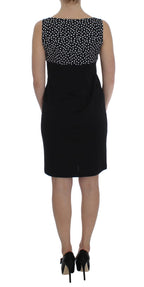 Black Stretch Sheath Dress & Sweater Set