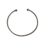 Gray Rhodium 925 Silver Bangle Bracelet