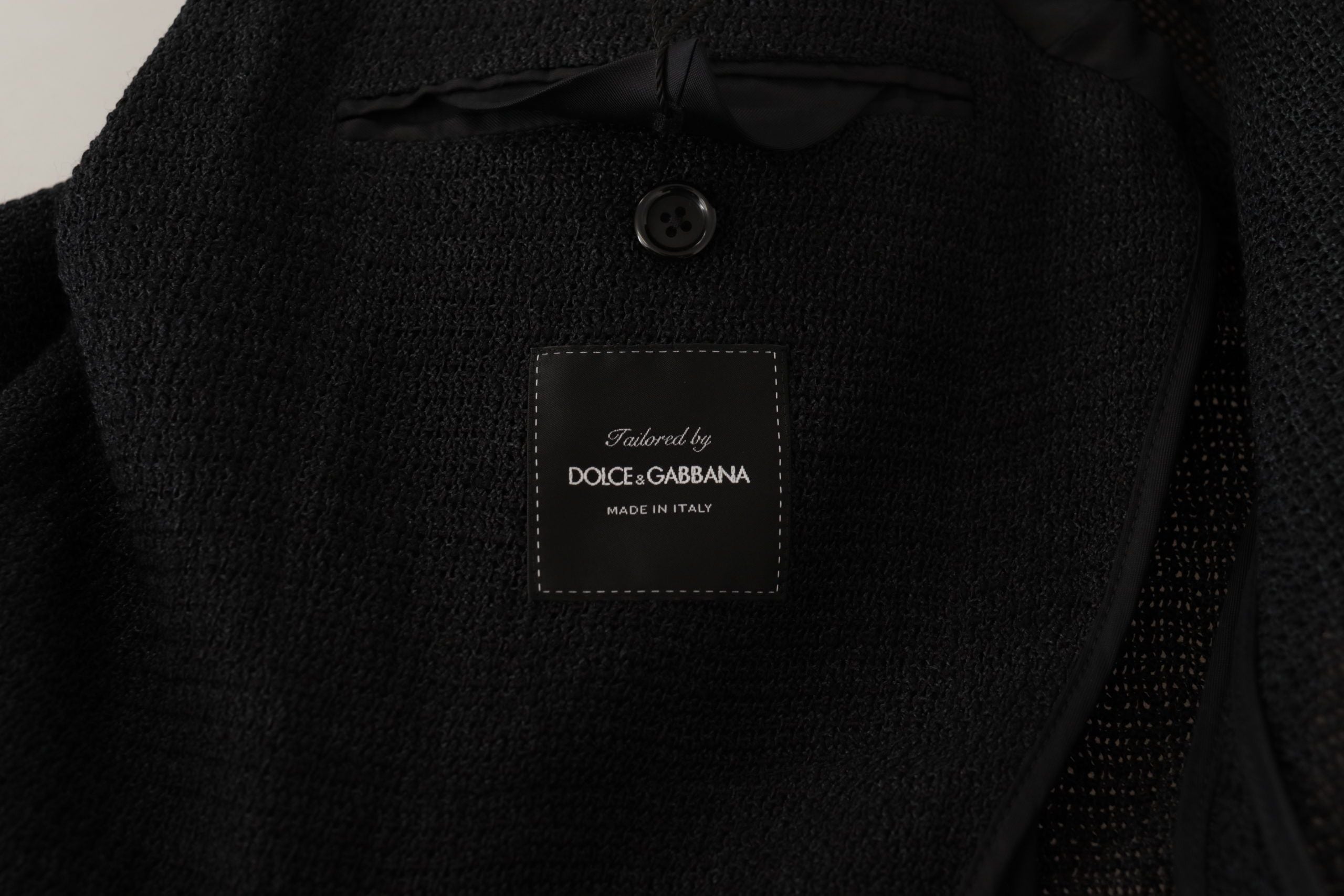 Schwarzer einreihiger Herren-Blazer