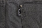 Graue Slim Fit Jeans aus Baumwollmischgewebe