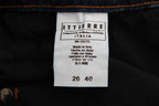 Bootcut-Jeans aus Baumwollmischgewebe in Blau