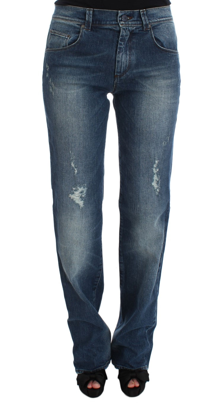 Blue Wash Jeans Slim Fit aus Baumwollmischung