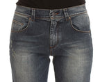 Blue Wash Jeans Slim Fit aus Baumwollmischung