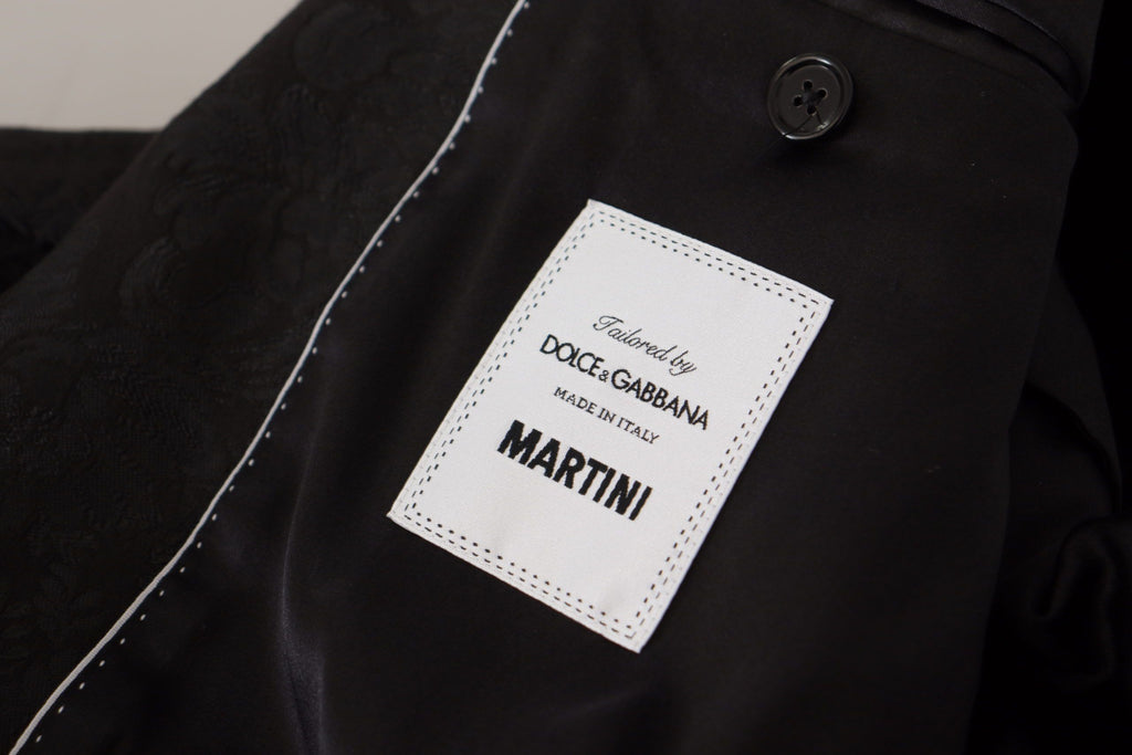 Schwarzer eleganter MARTINI Anzug (2-teilig) aus Polyester