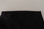 Schwarzer eleganter MARTINI Anzug (2-teilig) aus Polyester