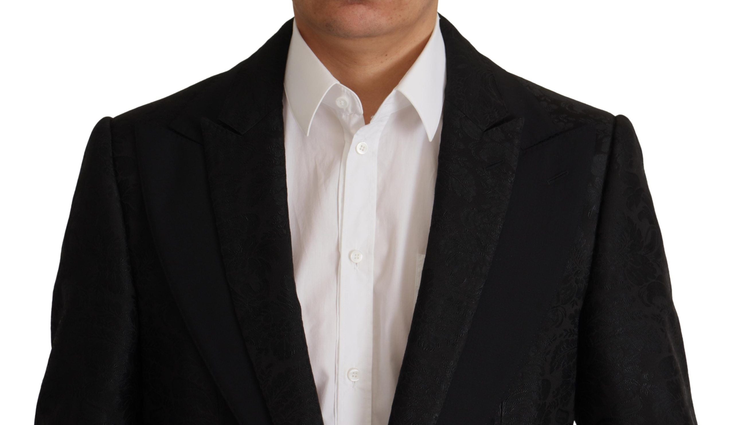 Schwarzer eleganter MARTINI Anzug (2-teilig) aus Polyester