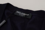 Blue Wool STAFF Down Cardigan Sweater