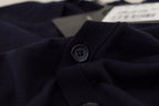 Blue Wool STAFF Down Cardigan Sweater