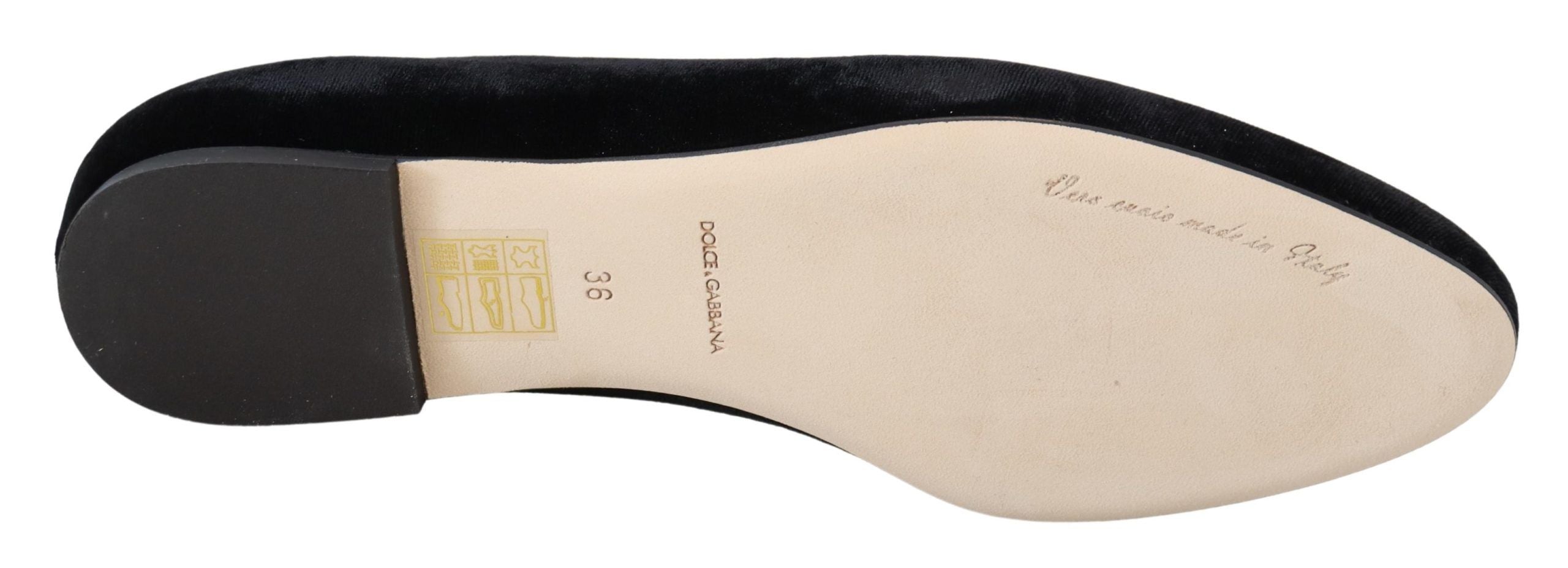 Black Velvet Slip-On Loafers Flats Shoes