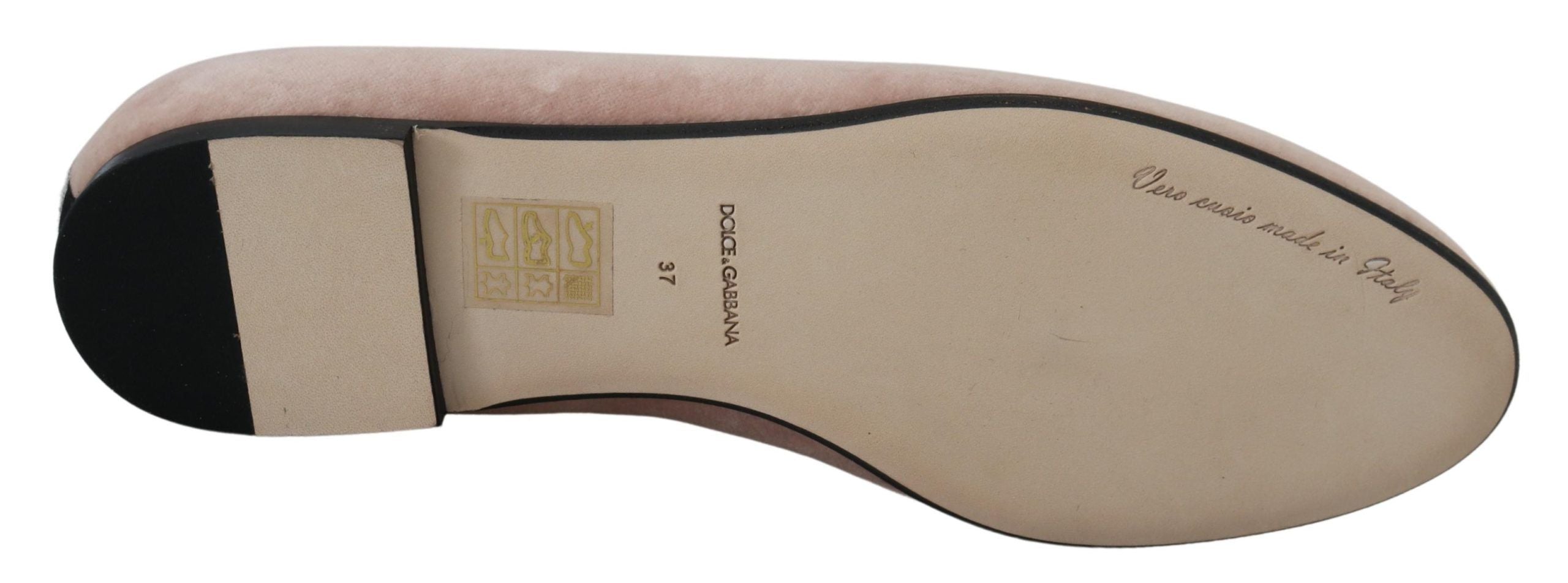 Pink Velvet Slip-On Loafer Flats
