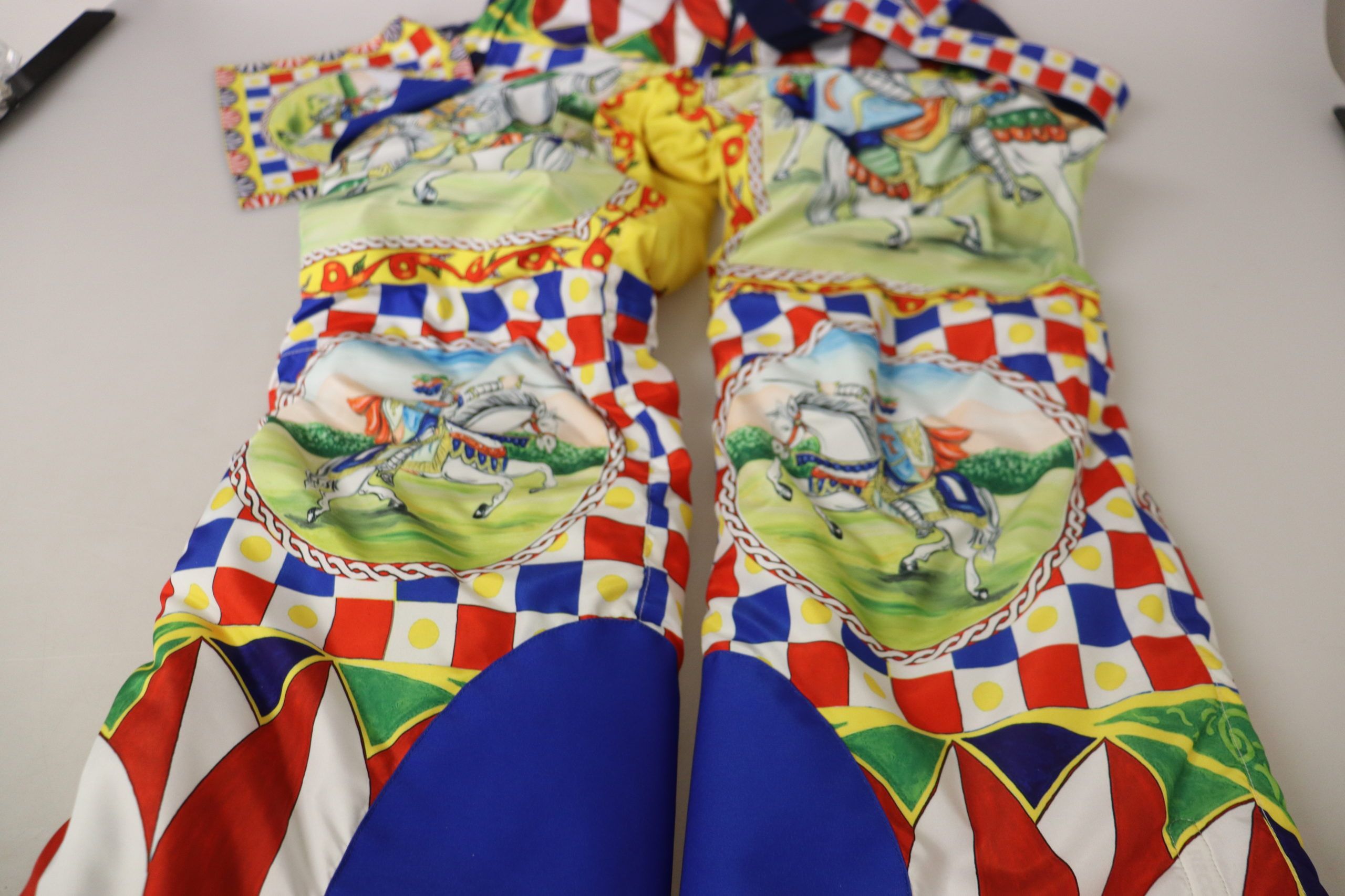 Multicolor Printed Snow Trousers