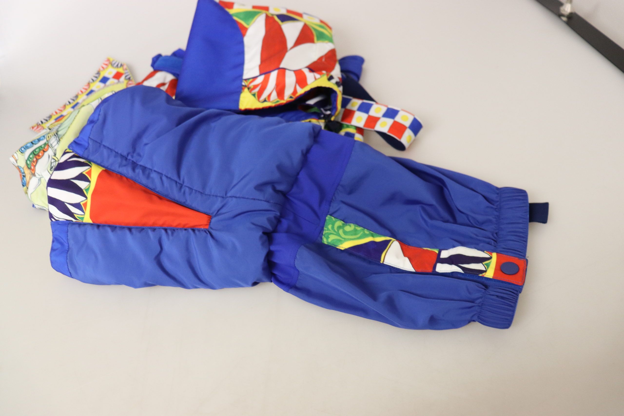Multicolor Printed Snow Trousers