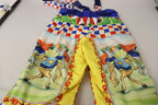 Multicolor Printed Snow Trousers
