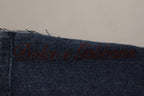 Multicolor Patchwork DG Fashion Wide Leg Denim Pant