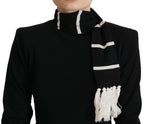 Schwarzer Kaschmir Rollkragenpullover