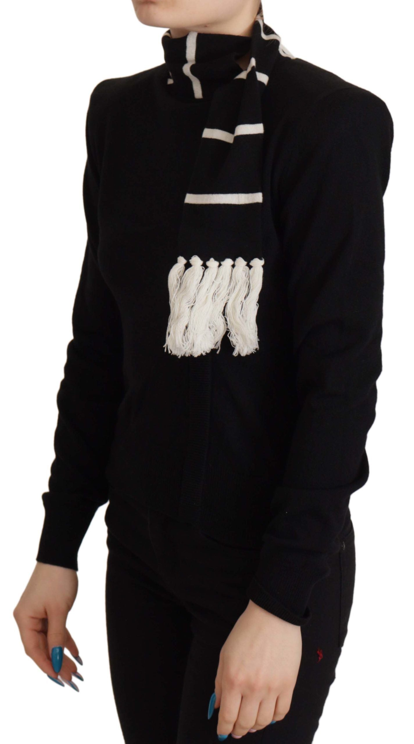 Schwarzer Kaschmir Rollkragenpullover