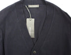 Blauer Strickpullover aus Wolle und Kaschmir