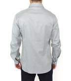 Graues Baumwoll-Langarmshirt