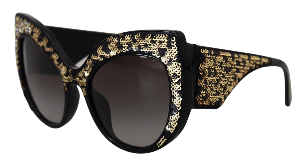 Black Gold Pailletten Schmetterling Polarisierte DG4326 Sonnenbrille
