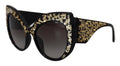 Black Gold Pailletten Schmetterling Polarisierte DG4326 Sonnenbrille