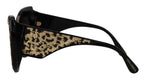 Black Gold Pailletten Schmetterling Polarisierte DG4326 Sonnenbrille