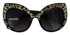 Black Gold Pailletten Schmetterling Polarisierte DG4326 Sonnenbrille