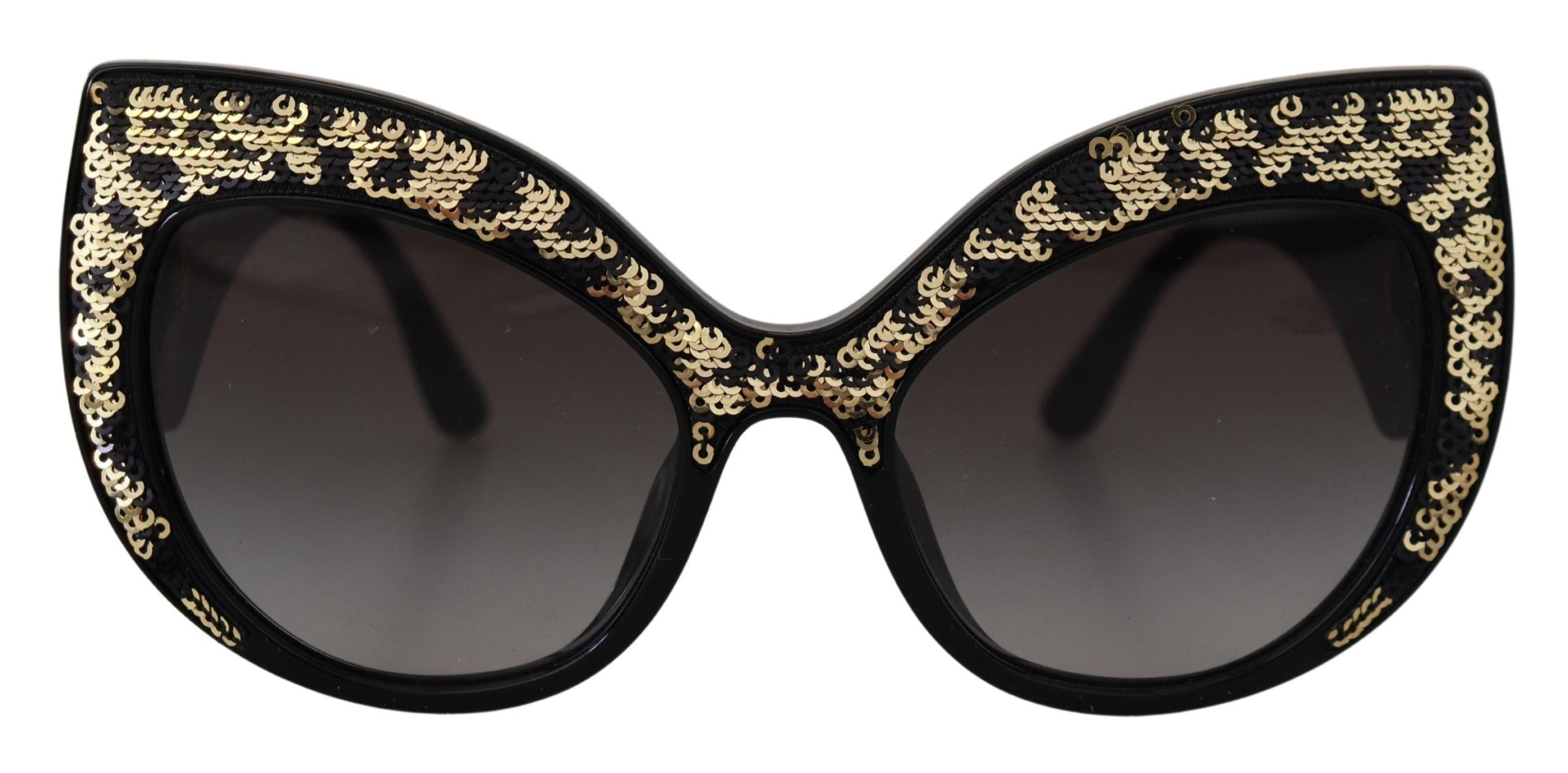 Black Gold Pailletten Schmetterling Polarisierte DG4326 Sonnenbrille