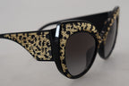 Black Gold Pailletten Schmetterling Polarisierte DG4326 Sonnenbrille