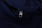 Blaue Chinos Baumwoll-Stretch Freizeit-Shorts