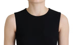 Schwarzes Kleid Etui Flare Viskosekleid
