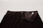 Brown Corduroy Men's Casual Trousers