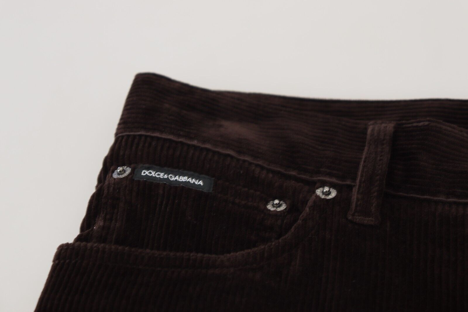Brown Corduroy Men's Casual Trousers