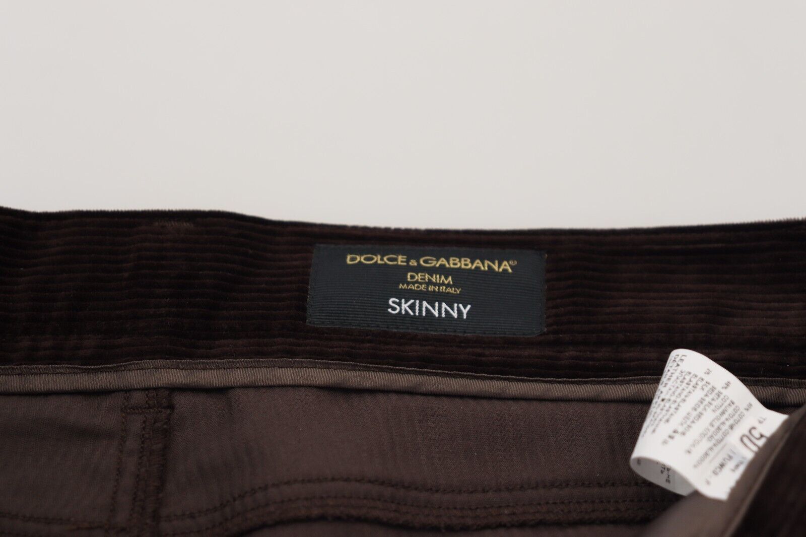 Brown Corduroy Men's Casual Trousers