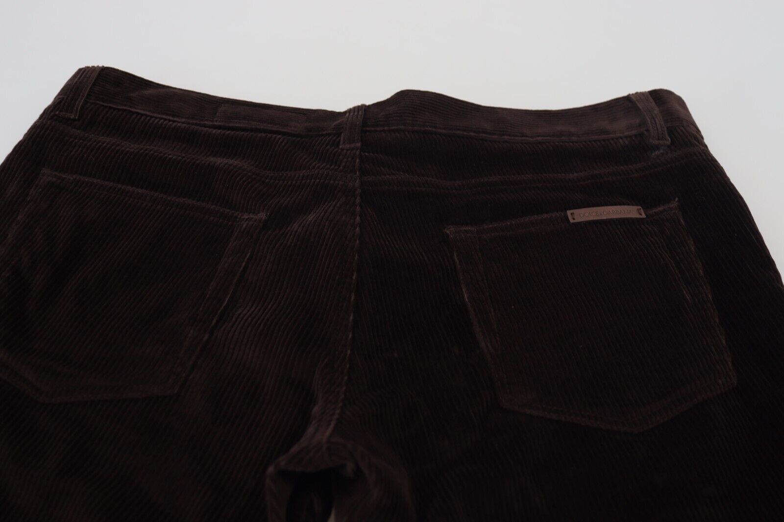 Brown Corduroy Men's Casual Trousers