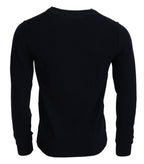 Blue Kaschmir iit Print Pullover