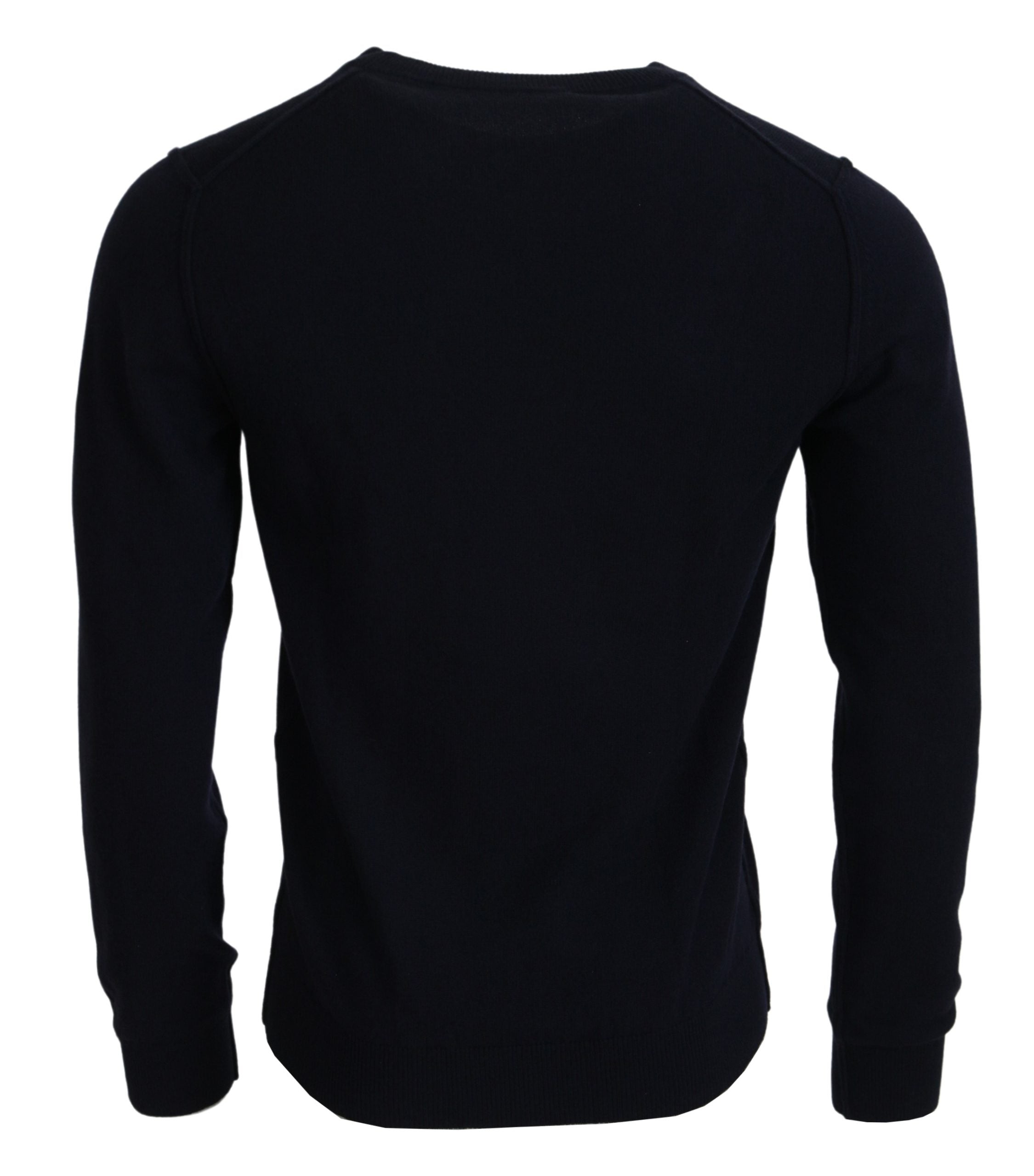 Blue Kaschmir iit Print Pullover