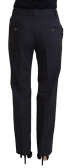 Pantalone Tapered Donna Elegante Grigio