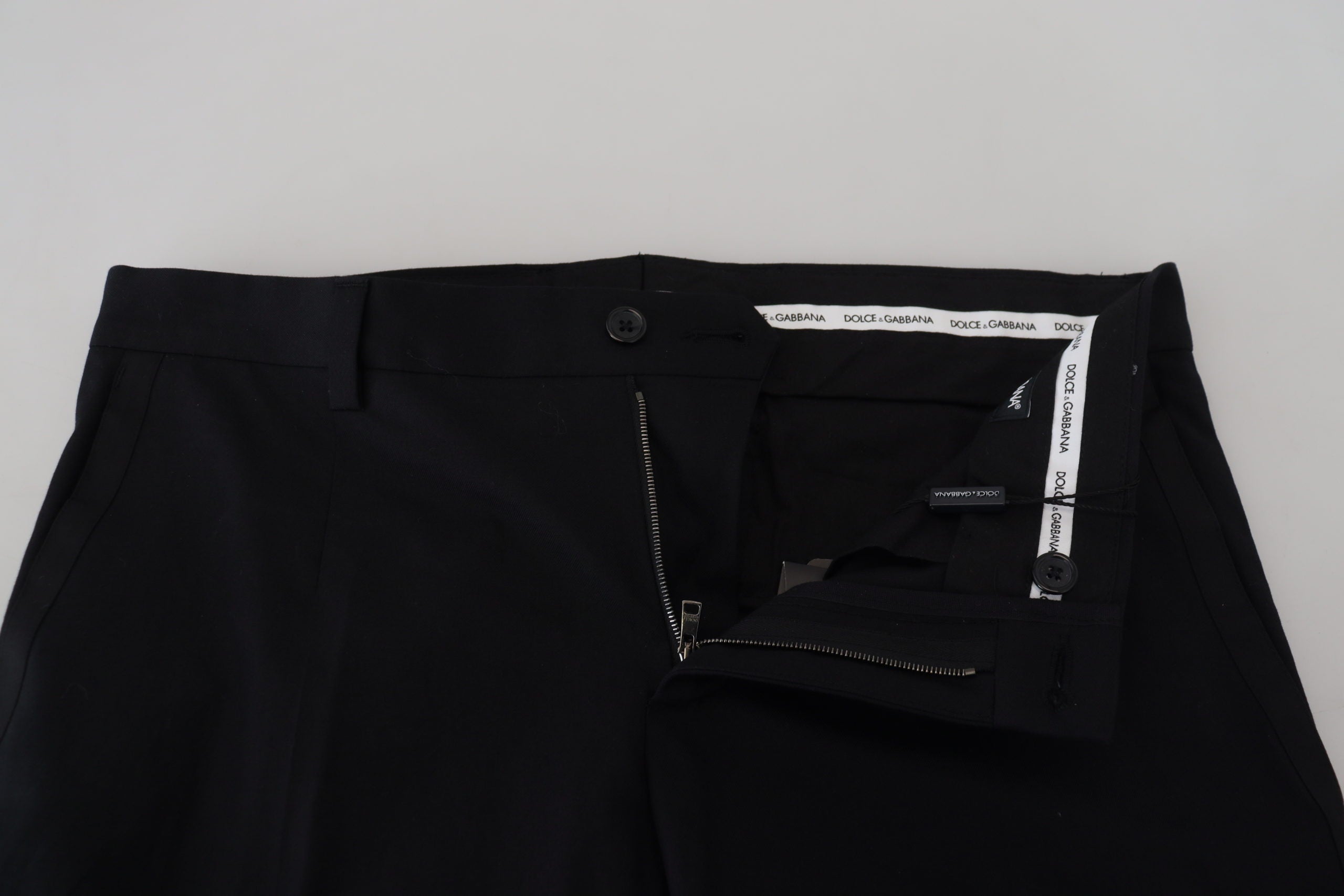 Elegante Chinohose aus schwarzer Baumwolle