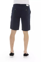 Bermudashorts für Herren aus Baumwolle in Blau