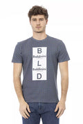 T-Shirt in Grigio Cotone