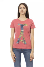 Fuchsia Baumwolltops & T-Shirt
