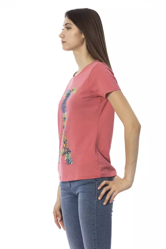 Fuchsia Baumwolltops & T-Shirt